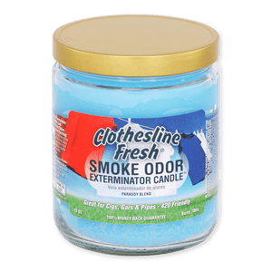 Smoke Odor Exterminator 13oz Jar Candle - Clothesline Fresh