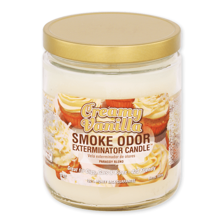 Smoke Odor Exterminator 13oz Jar Candle - Creamy Vanilla