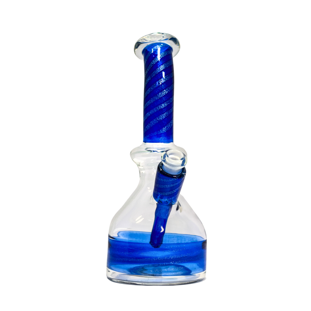 Veg Dichro Glass Sherlock Pipe with Opal