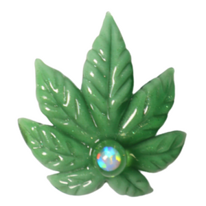
            
                Load image into Gallery viewer, Mars Canna Leaf Pendant
            
        