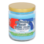 Smoke Odor Exterminator 13oz Jar Candle - Clothesline Fresh