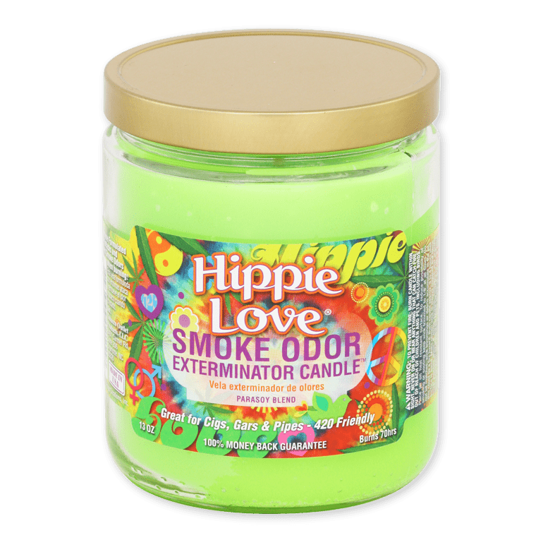 Smoke Odor Exterminator 13oz Jar Candle - Hippie Love