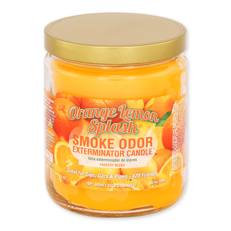 Smoke Odor Exterminator 13oz Jar Candle - Orange Lemon Splash