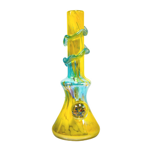 
            
                Load image into Gallery viewer, Twisted Sisters 13&amp;quot; Wrapped Beaker Vase Waterpipe
            
        