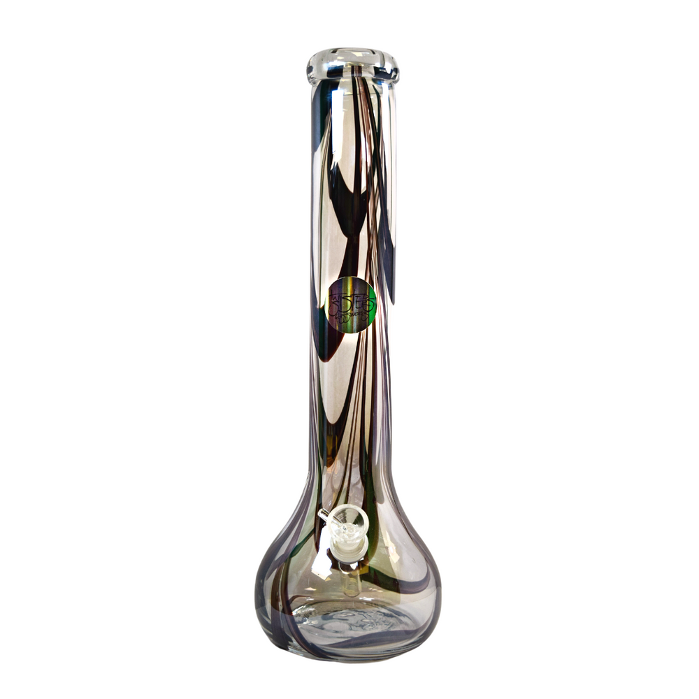
            
                Load image into Gallery viewer, Twisted Sisters 18&amp;quot; Iridescent Vase Waterpipe
            
        