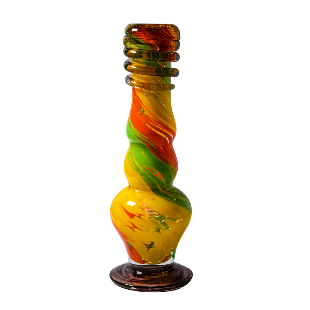 
            
                Load image into Gallery viewer, Twisted Sisters 9&amp;quot; Meteor Vase with Wrap Waterpipe
            
        